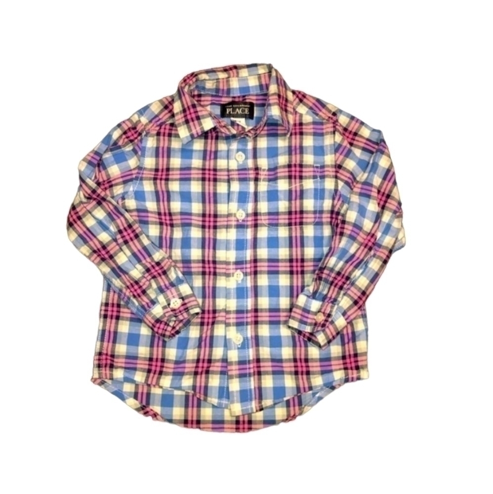 The children’s place 2T button down shirt - Picture 2 of 6